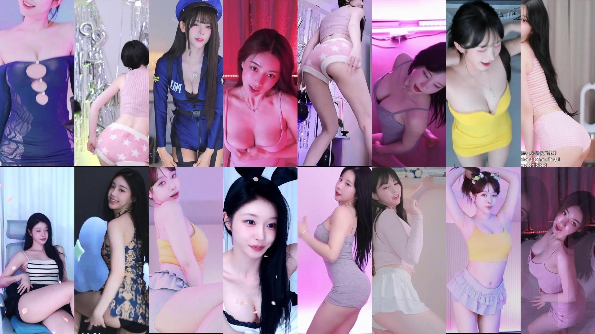 AfreecaTv韩国BJ 2025年5月19-20日录制舞蹈合集素材大全