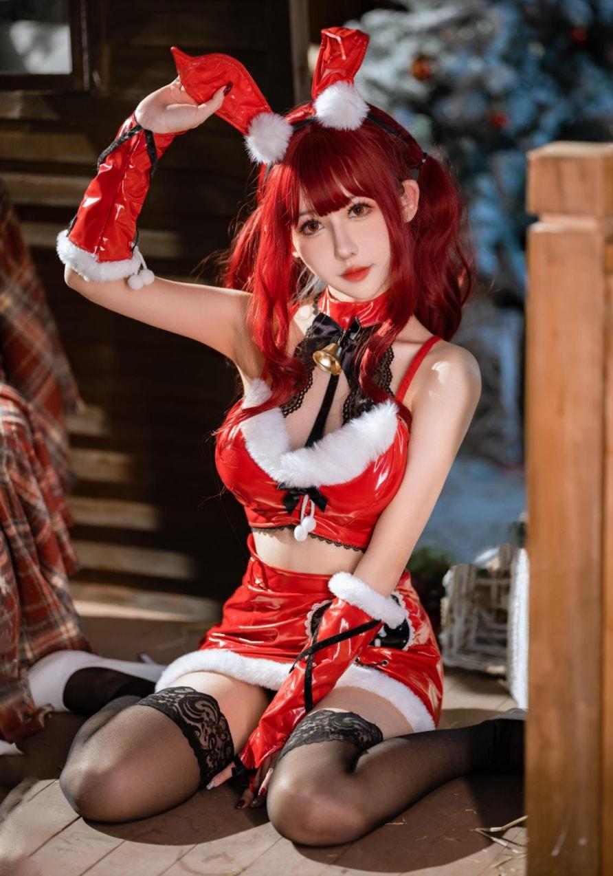 仙女月 红色圣诞兔-小编强推