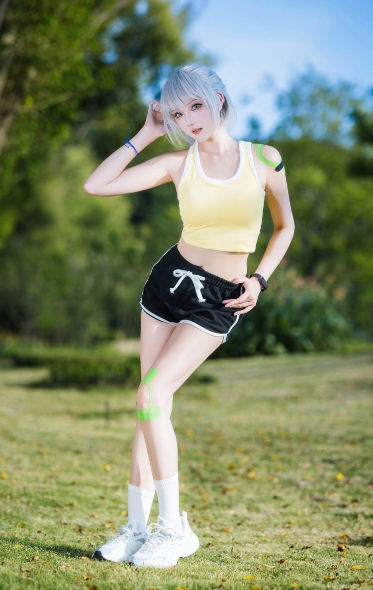 瓜希酱 灵笼-白月魁运动服-非常赞