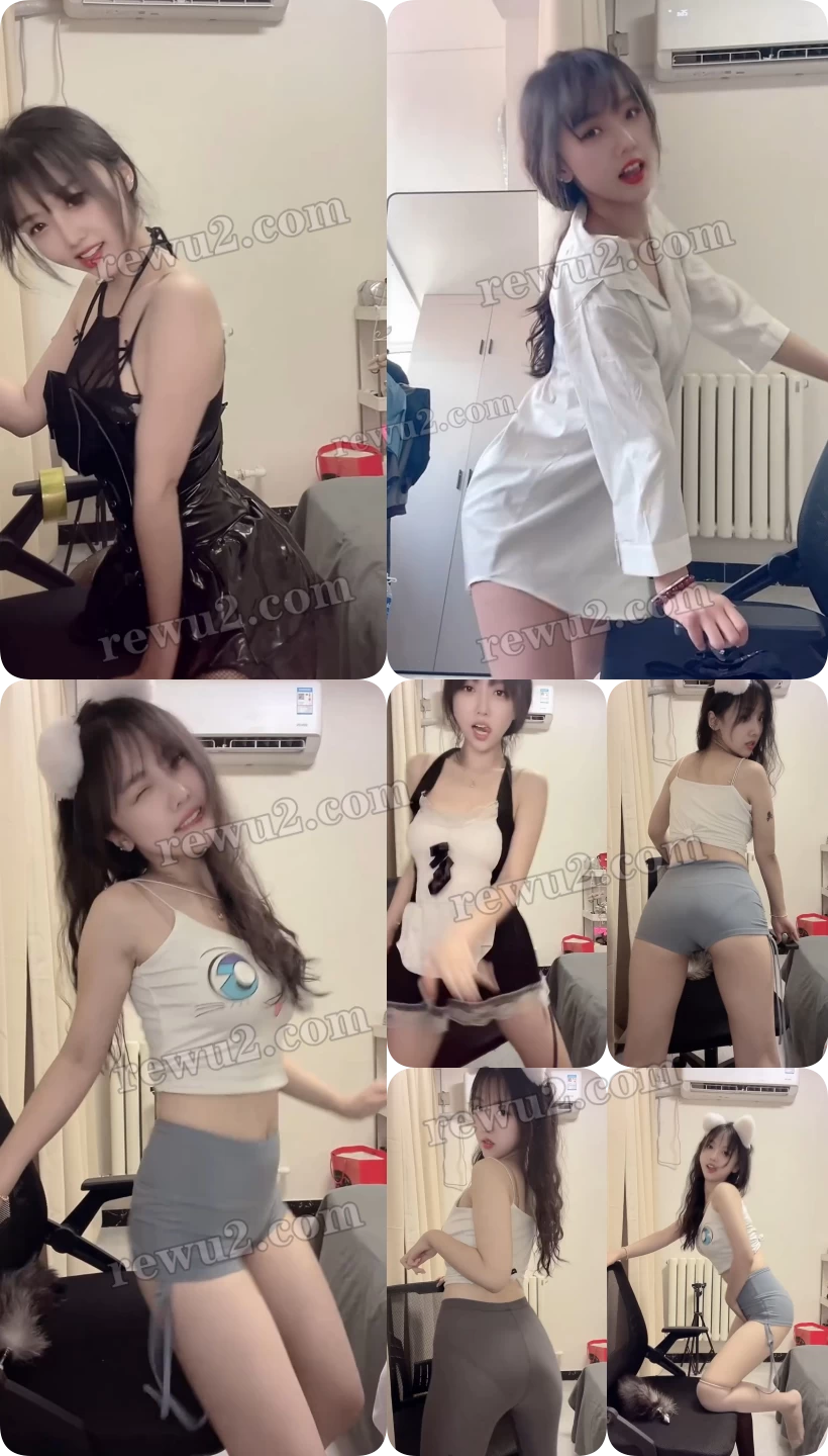 【快手主播】小苏苏直播跳舞录屏 加特林开火车 无水印（8v/518m）劲爆画面