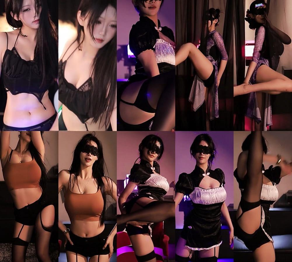 虎牙直播华耀学姐24年5月跳舞无水剪辑素材大全