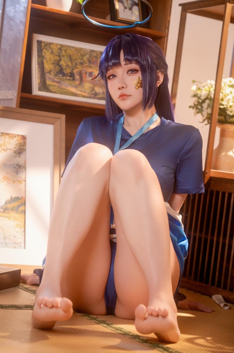 星之迟迟 2025年6月计划E 蔚蓝档案-早濑优香体操服-美女推荐