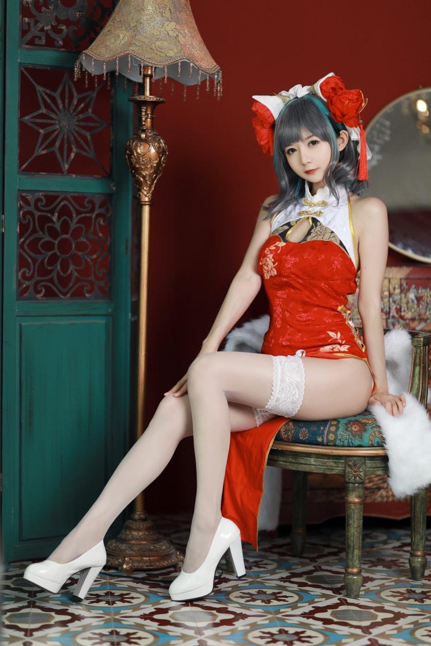 51酱 – 碧蓝航线-柴郡新春旗袍-精品资源