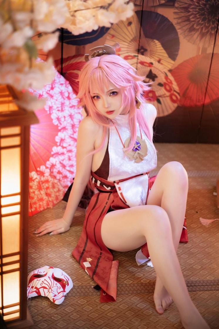 雪晴Astra 八重神子 (原神)-coser推荐